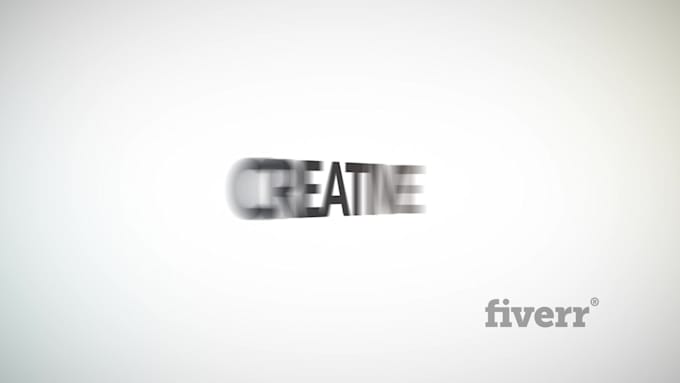 do clean creative text spin business logo reveal video intro