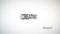 do clean creative text spin business logo reveal video intro