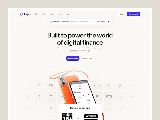 create a website design or a landing page UI UX design
