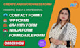 create wpforms, contact form, gravity forms and fix issue