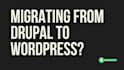 migrate drupal to wordpress without SEO loss