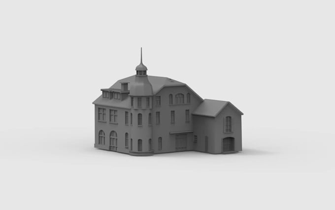 do 3d model of your building ready for 3d printing
