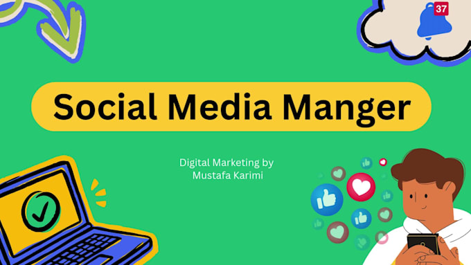 be your dedicated social media marketing manager to grow and engage your brand