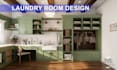 design 3d interior for laundry room and provide technical drawings