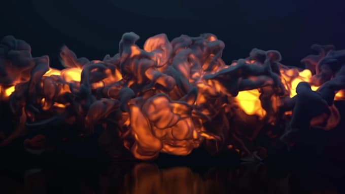 do cinematic smoke reveal intro and logo animation