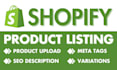 do shopify product listing, shopify product upload, shopify expert, data entry