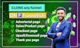 clone any advertorial and product page on funnelish in 24 hours