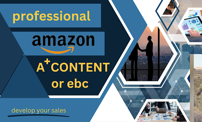 create amazon a plus content or attractive amazon ebc design