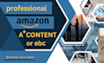 create amazon a plus content or attractive amazon ebc design