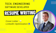 write technical, engineer, software developer resume, cloud, devops, QA cv