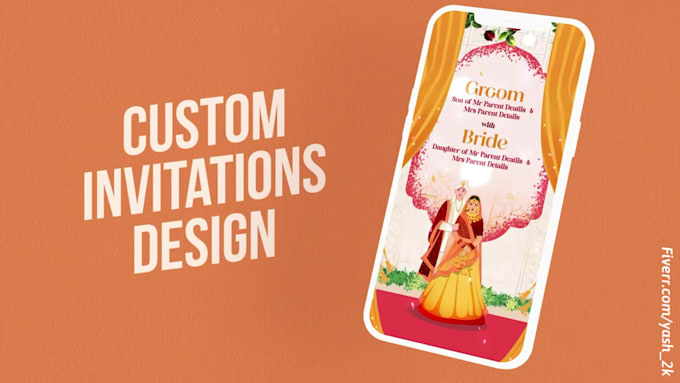 create wedding invitation video in 24hrs