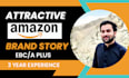 design attractive amazon brand story