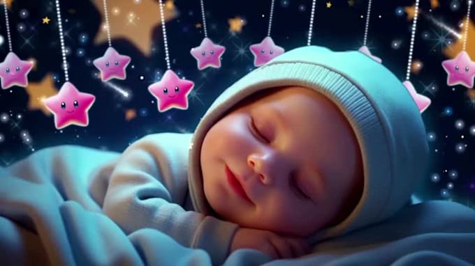 create lullaby baby sleeping relaxing video for yiutube channel
