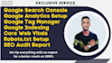 setup web analytics,search console,index and core web vitals