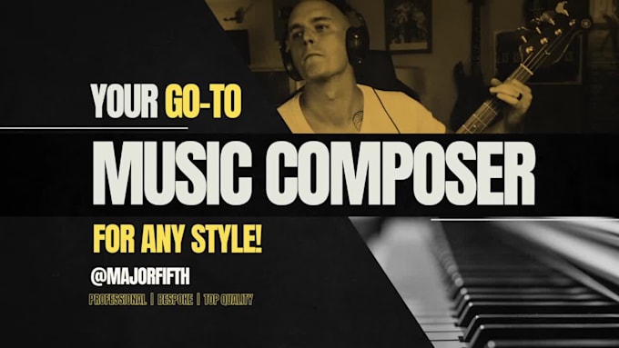 compose original custom music for videos, games, and media