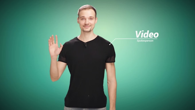 make a spokesperson video