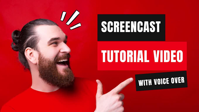 screencast how to use your website and app with voice over