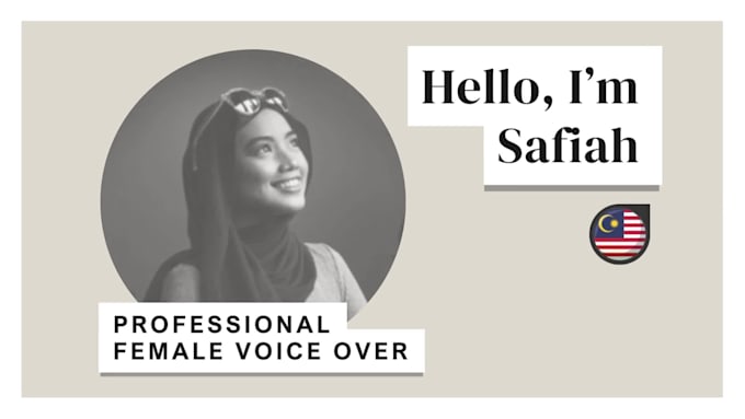 create quality voice over in english and bahasa malaysia
