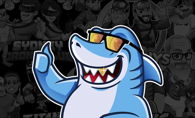 design a professional animal mascot, cartoon logo, or character