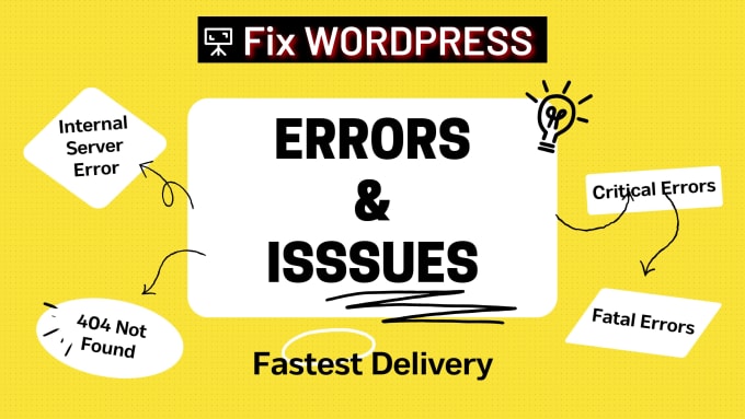 Fix Wordpress Issues, Critical Errors, Debug By Madassaraslam9 | Fiverr