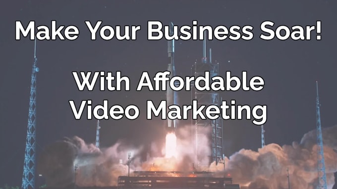 make an affordable video
