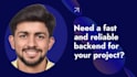 be node js developer or a backend developer using node js