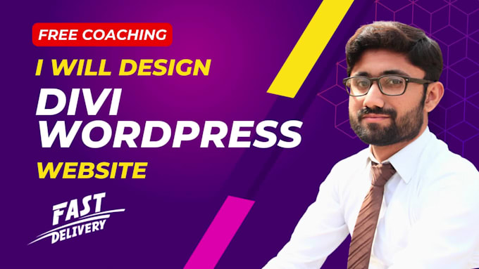 do divi wordpress website design or redesign by builder, divi theme service