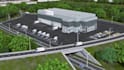 create 3d industrial robotic warehouse process animation, smart manufacturing
