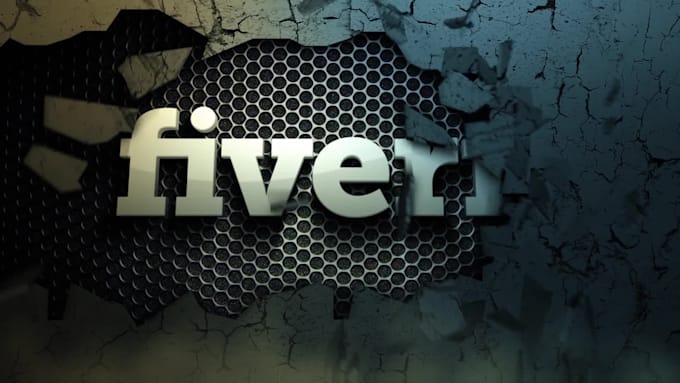 create an awesome wall breaking logo intro