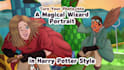 draw a harry potter cartoon portrait from your photo