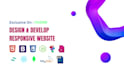 design develop website using HTML, CSS, javascript, bootstrap, tailwind, react