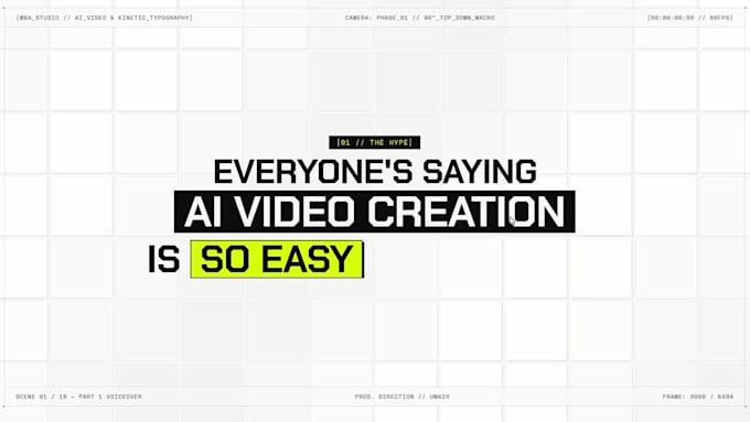 a custom ai generated video, commercial ad, or explainer video