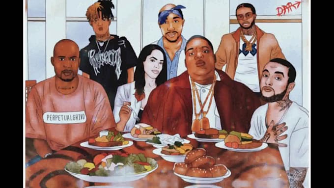 draw the rapper idol you like