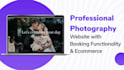 create photography website with booking functionality