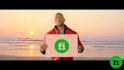 add logo and website in funny rock promo video