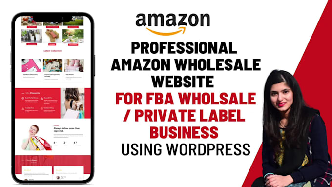 build a website for your amazon wholesale business
