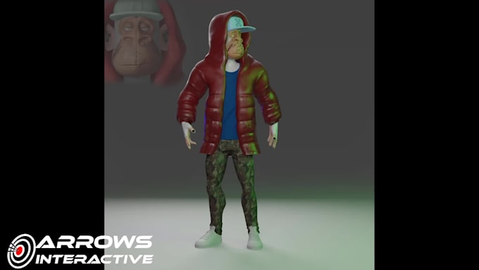 create 3d game character for your game