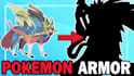 draw a custom pokemon armor design for your character