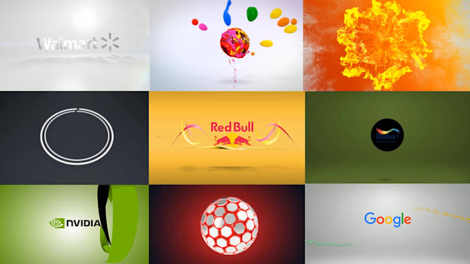 make youtube social media or business intro outro logo animation