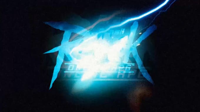 make dramatic thunderstorm lightning strike logo intro