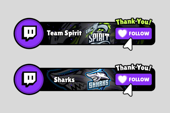 create awesome follow animation for twitch