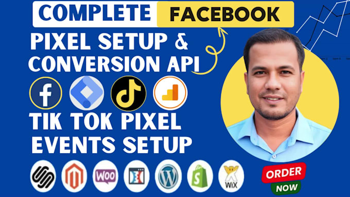 fix or setup meta pixel facebook conversion API,tik tok events setup by GTM