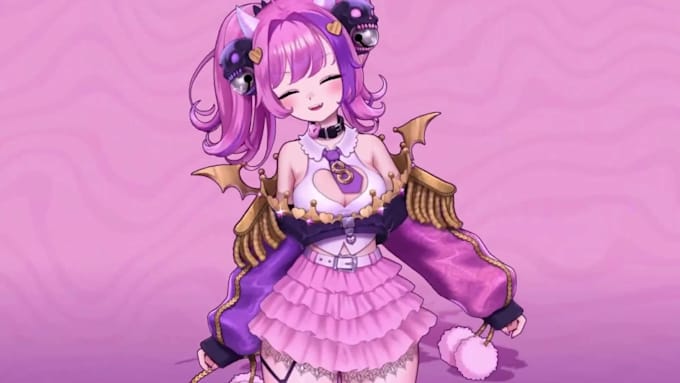 design and rig live 2d vtuber model 2dvtuber model vtuber commission 2d anime
