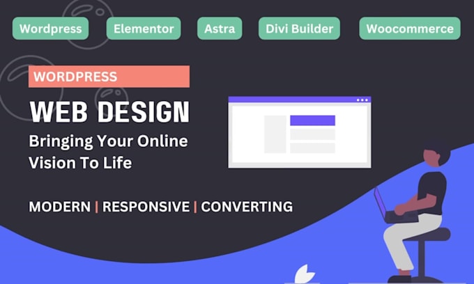 build a unique, responsive wordpress website design