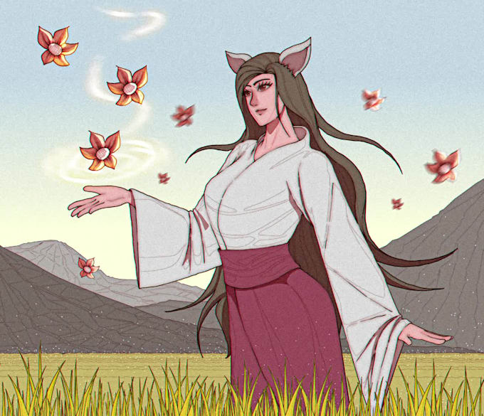 custom anime fantasy character designs for dnd and rpg
