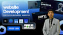 develop modern portfolio website, landing page or business website