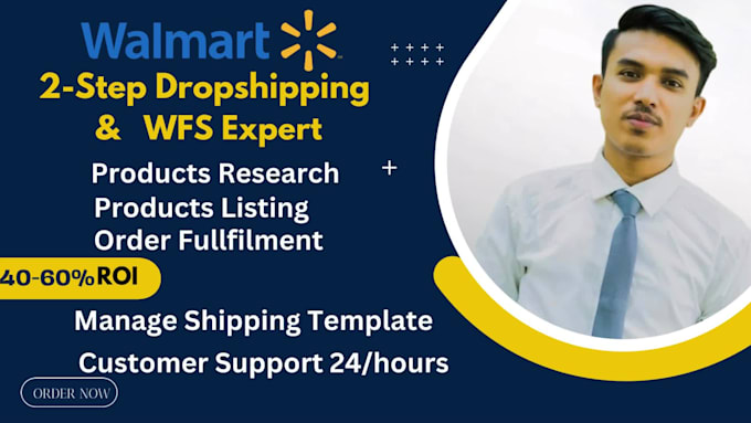 be your expert walmart and amazon 2step dropshipping automation wfs assistant