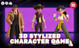 create 3d stylized character modeling and rigging for games