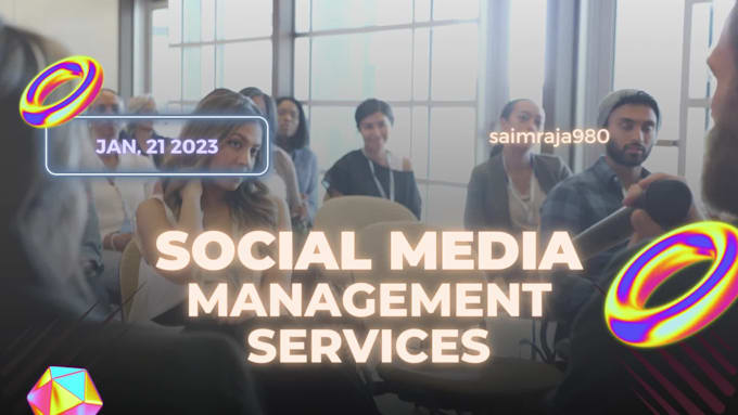 be your social media marketing manager and content creator