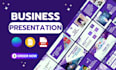 design professional creative business presentation and powerpoint slides